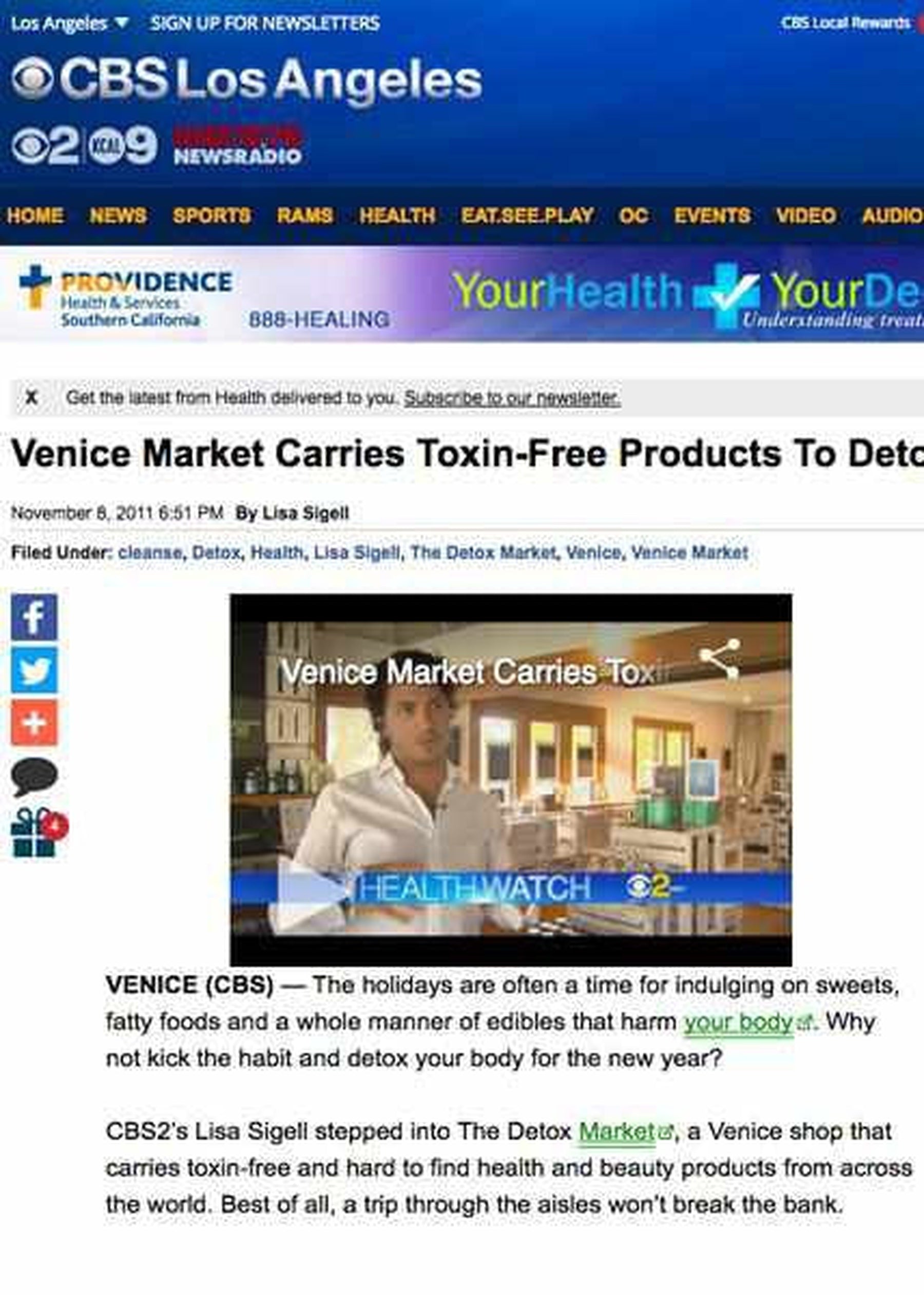 CBS-The Detox Market - Canada