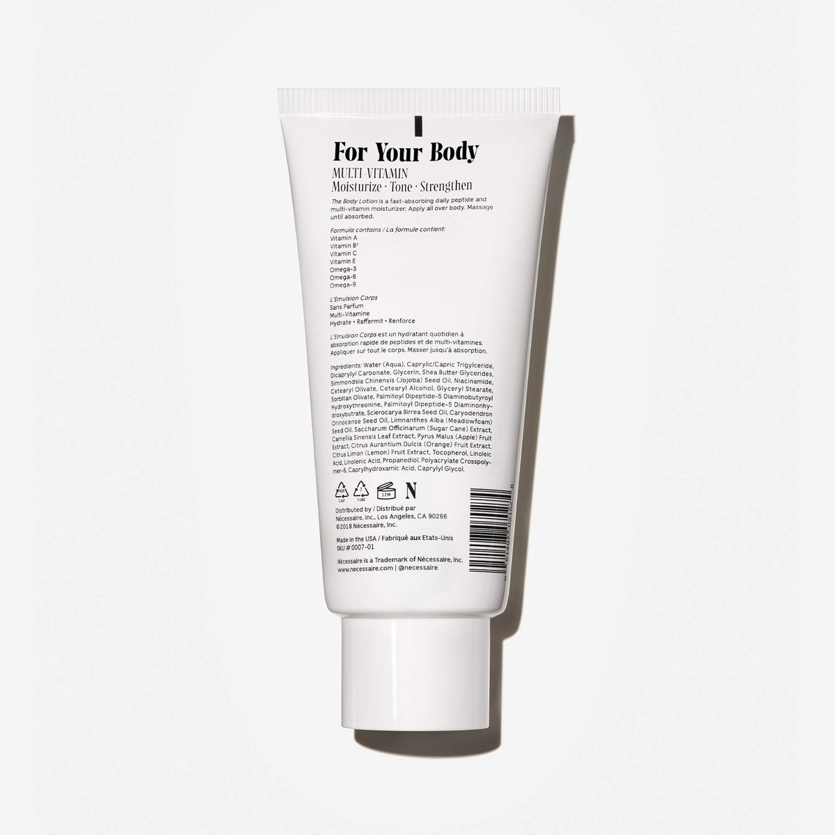 Nécessaire-The Body Lotion - Fragrance-Free-