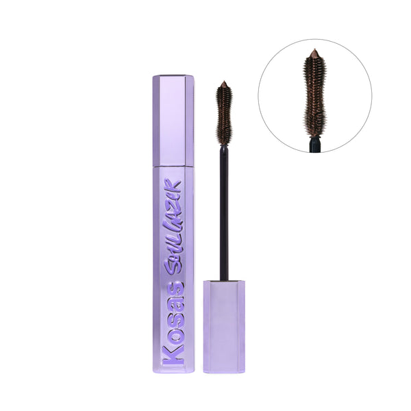 Kosas-Soulgazer Mascara Hypnotize-Makeup-01_Kosas_FullSize_Soulgazer-Mascara_PDP_NA_HeroVessel_ALLURE_WithMacroApplicator-The Detox Market | Allure - Dark Brown