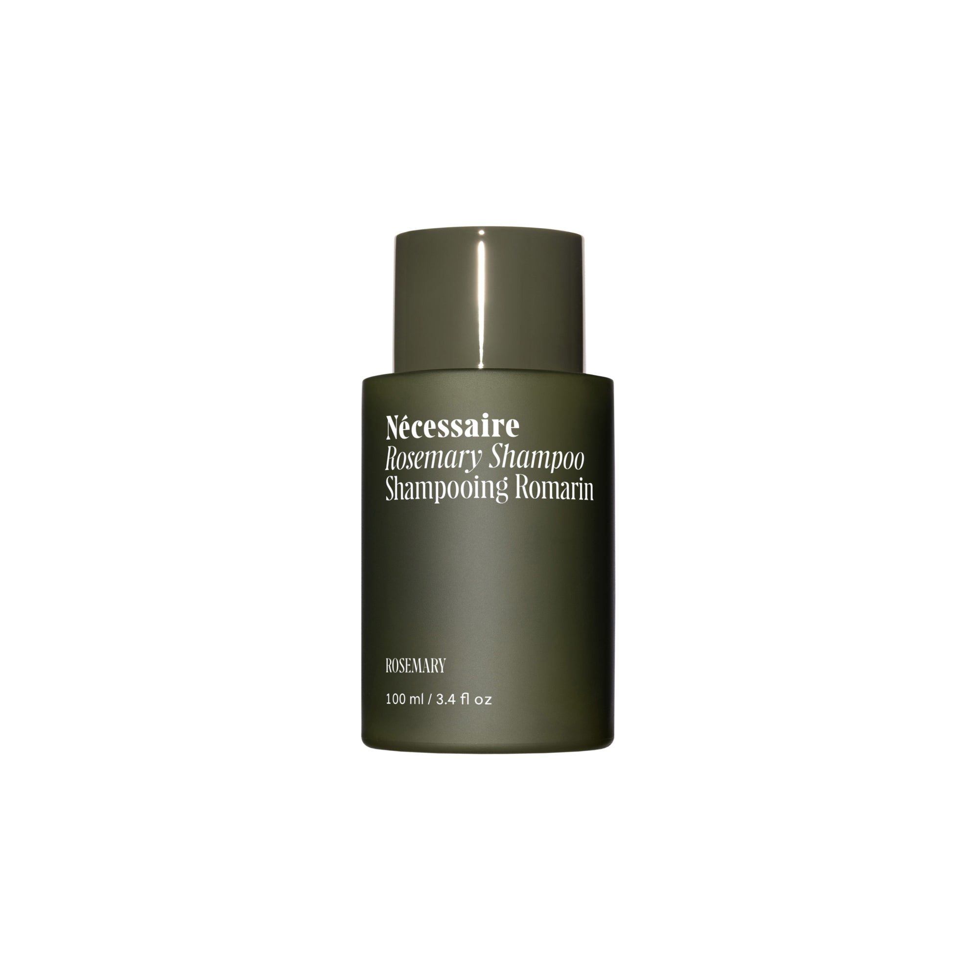 Nécessaire-Rosemary Shampoo-Hair-01_NECESSAIRE_PDP_ROSEMARY_SHAMPOO_100ML_HERO-The Detox Market | 100 ml