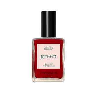 Green Nail Polish - Red Cherry