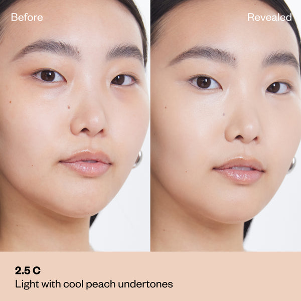 Kosas-Revealer Super Creamy + Brightening Concealer with Caffeine and Hyaluronic Acid-Makeup-1-BeforeandAfterCards_2.5-The Detox Market | 2.5 - Light with Cool Peach Undertones