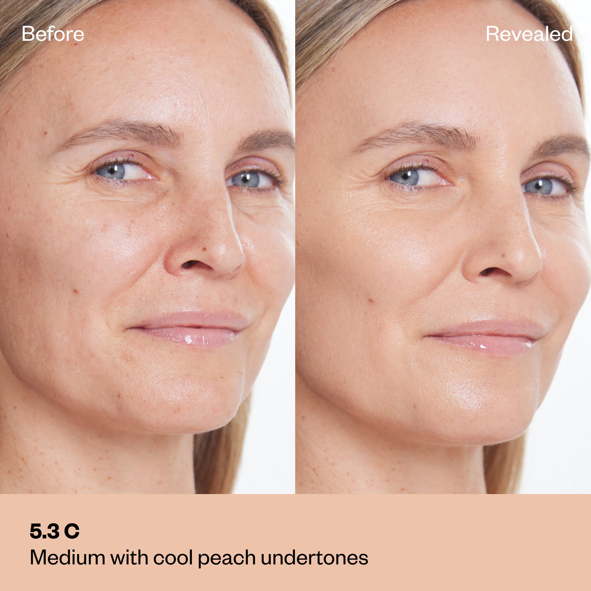Kosas-Revealer Super Creamy + Brightening Concealer with Caffeine and Hyaluronic Acid-Makeup-1-BeforeandAfterCards_5.3-The Detox Market | 5.3 C - Medium with cool peach undertones