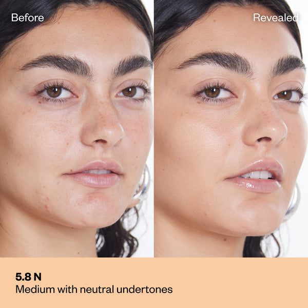 Kosas-Revealer Super Creamy + Brightening Concealer with Caffeine and Hyaluronic Acid-Makeup-1-BeforeandAfterCards_5.8-The Detox Market | 5.8 N - Medium with neutral undertones