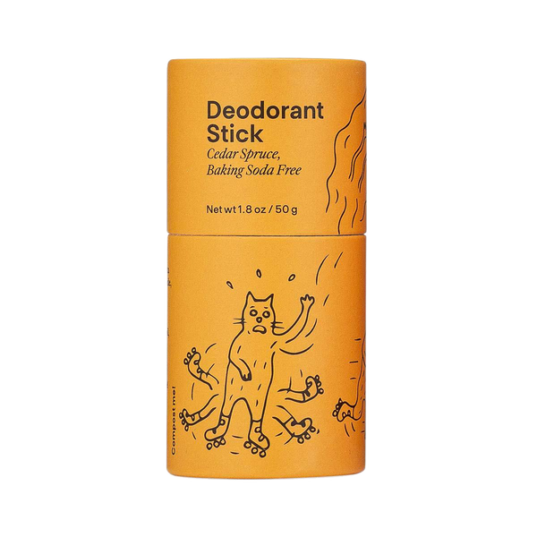 Cedar Spruce Baking Soda Free Deodorant Stick