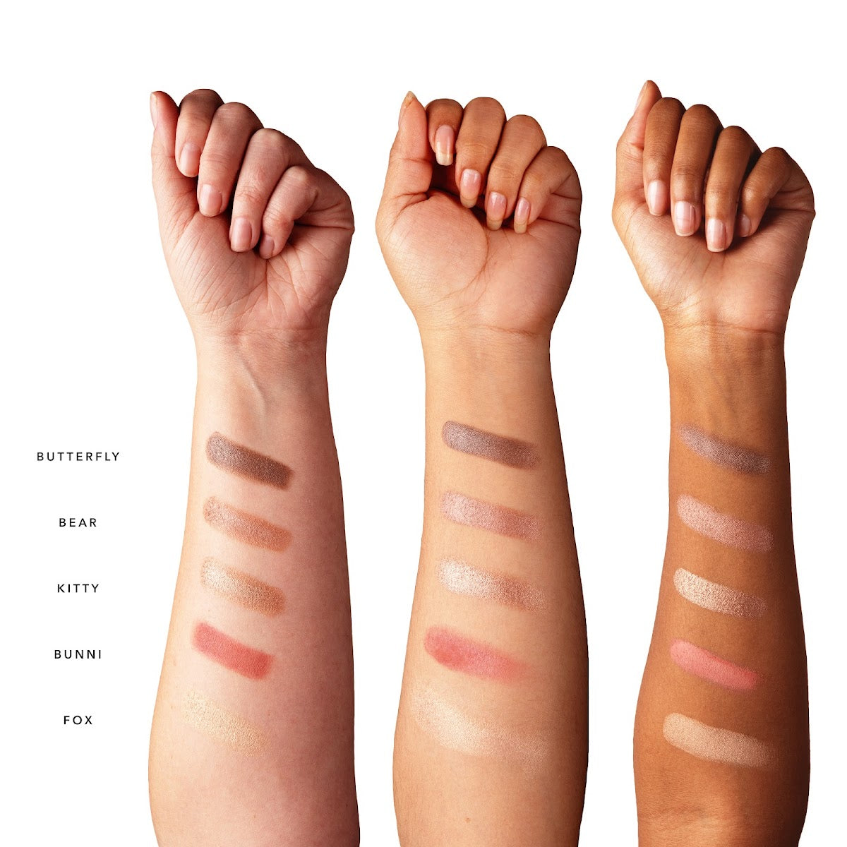 100% Pure-Fruit Pigmented Better Naked Palette-Makeup-1BODBD211CFPBNP_Fruit_Pigmented_Better_Naked_Palette_Swatch_on_Arm-The Detox Market | 