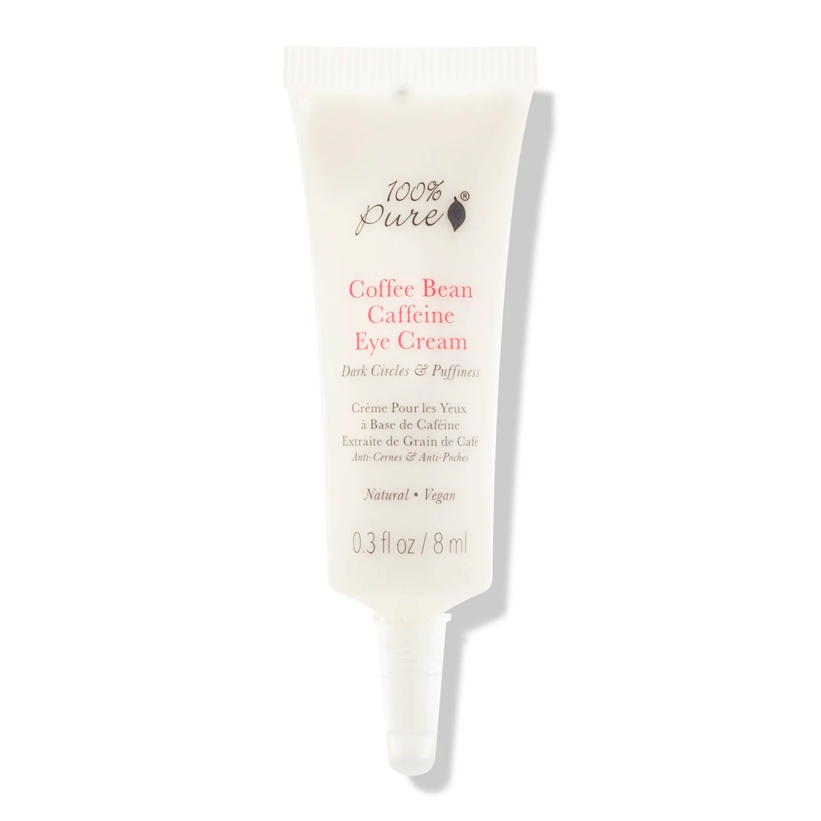 100% Pure-100% Pure Organic Coffee Bean Caffeine Eye Cream-Skincare-1FMCBEC0.3OZ_Coffee_Bean_Eye_Cream_0.3oz_Primary_1600x_6ba00fbd-6fd5-4000-a081-59ed24f6c2b5-The Detox Market | 8 ml