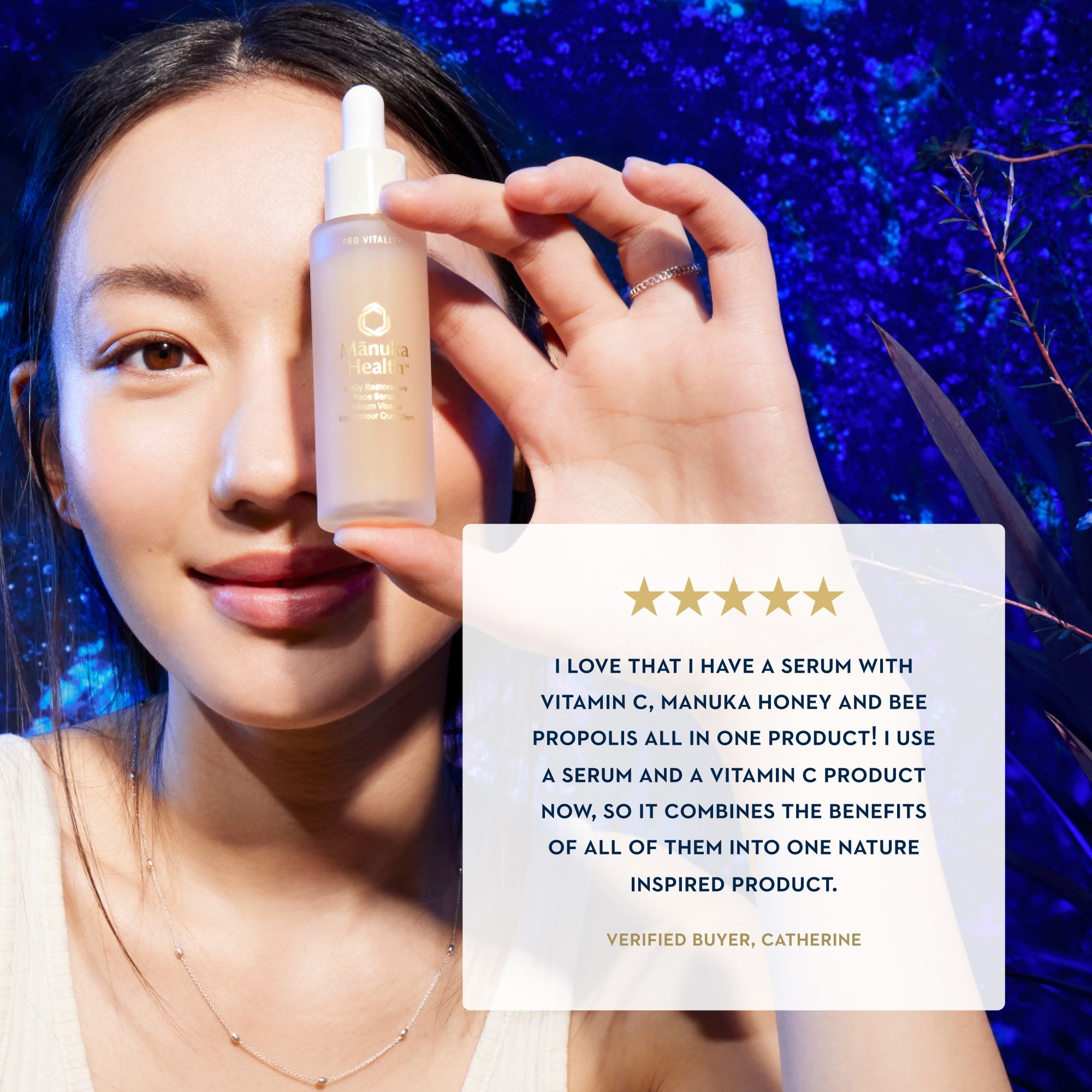 Mānuka Health-Pro Vitality Daily Restorative Face Serum With Propolis & Vitamin C-Skincare-2026ProVitalFaceSerum_PDPStatic_3-The Detox Market | 