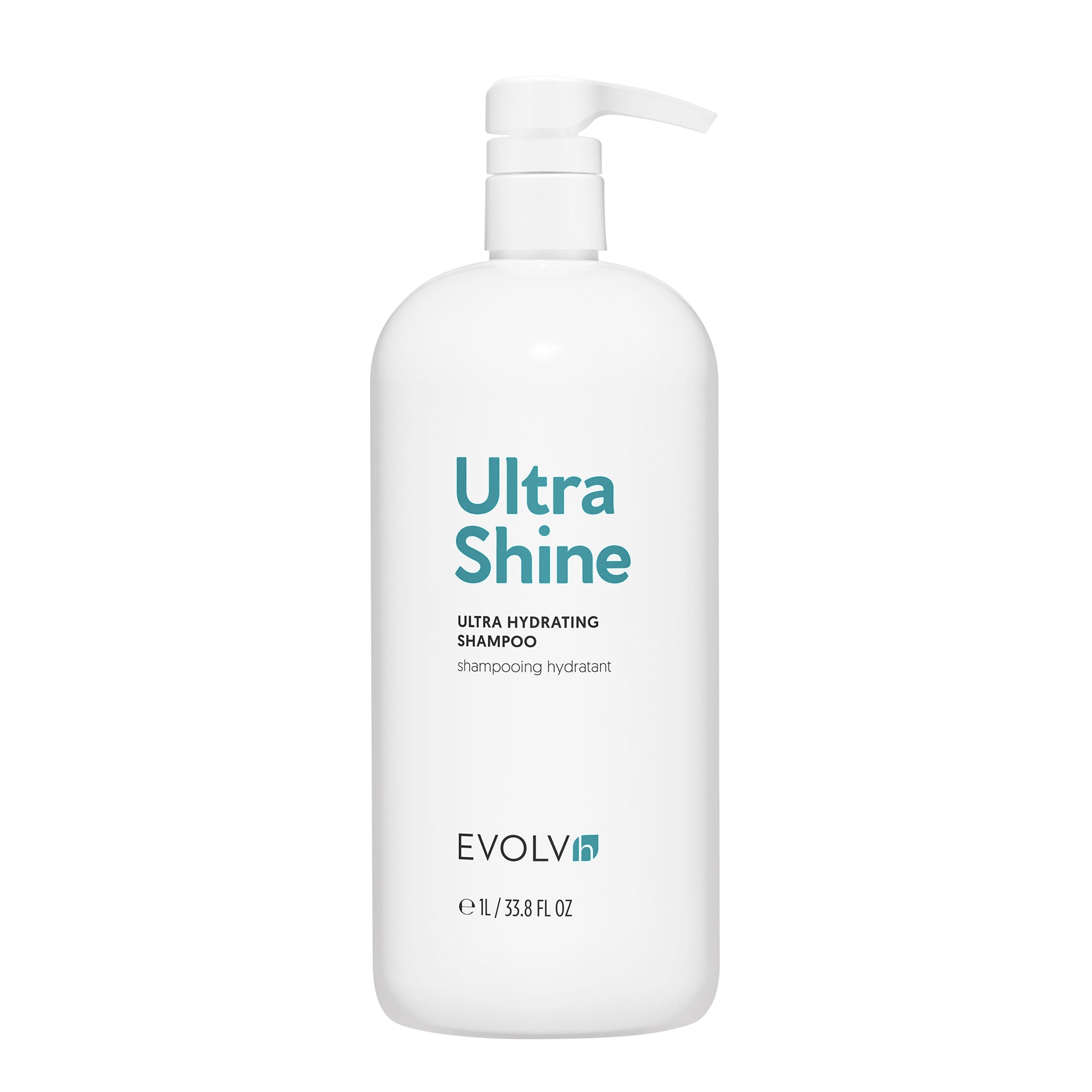 EVOLVh-UltraShine Moisture Shampoo-Hair-33.8ozUltraShineShampooLiter2024White-The Detox Market | Liter