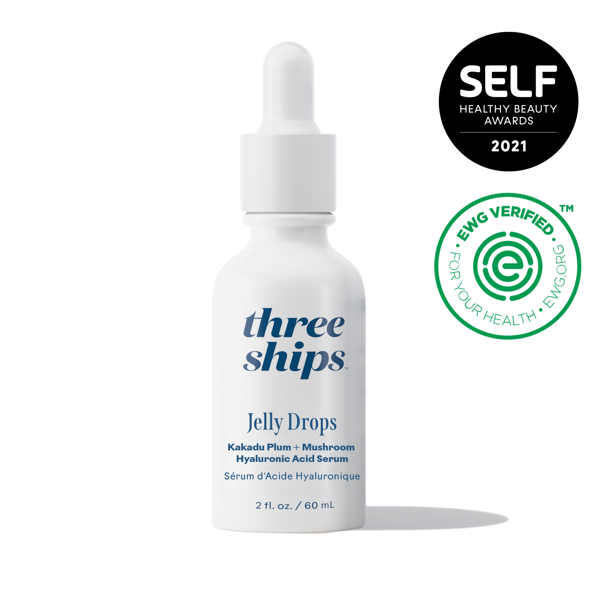 Three Ships-Jelly Drops Mushroom Hyaluronic Acid + Vitamin C Serum-Skincare-628110639554_1_Front-The Detox Market | 2 oz