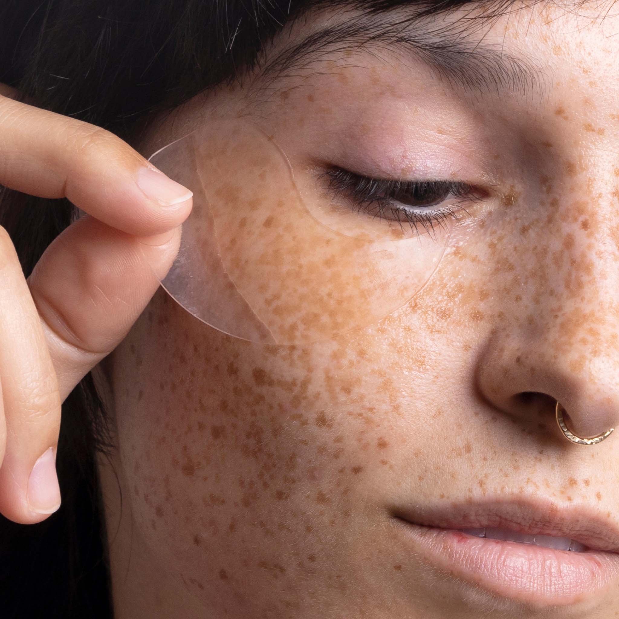 Three Ships-Brighter Days Red Algae + Avocado Biodegradable Eye Mask-