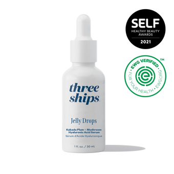 Three Ships-Jelly Drops Mushroom Hyaluronic Acid + Vitamin C Serum-Skincare-628110639776_1_Front_059f0361-5f7a-4b98-80b0-1548731de526-The Detox Market | 