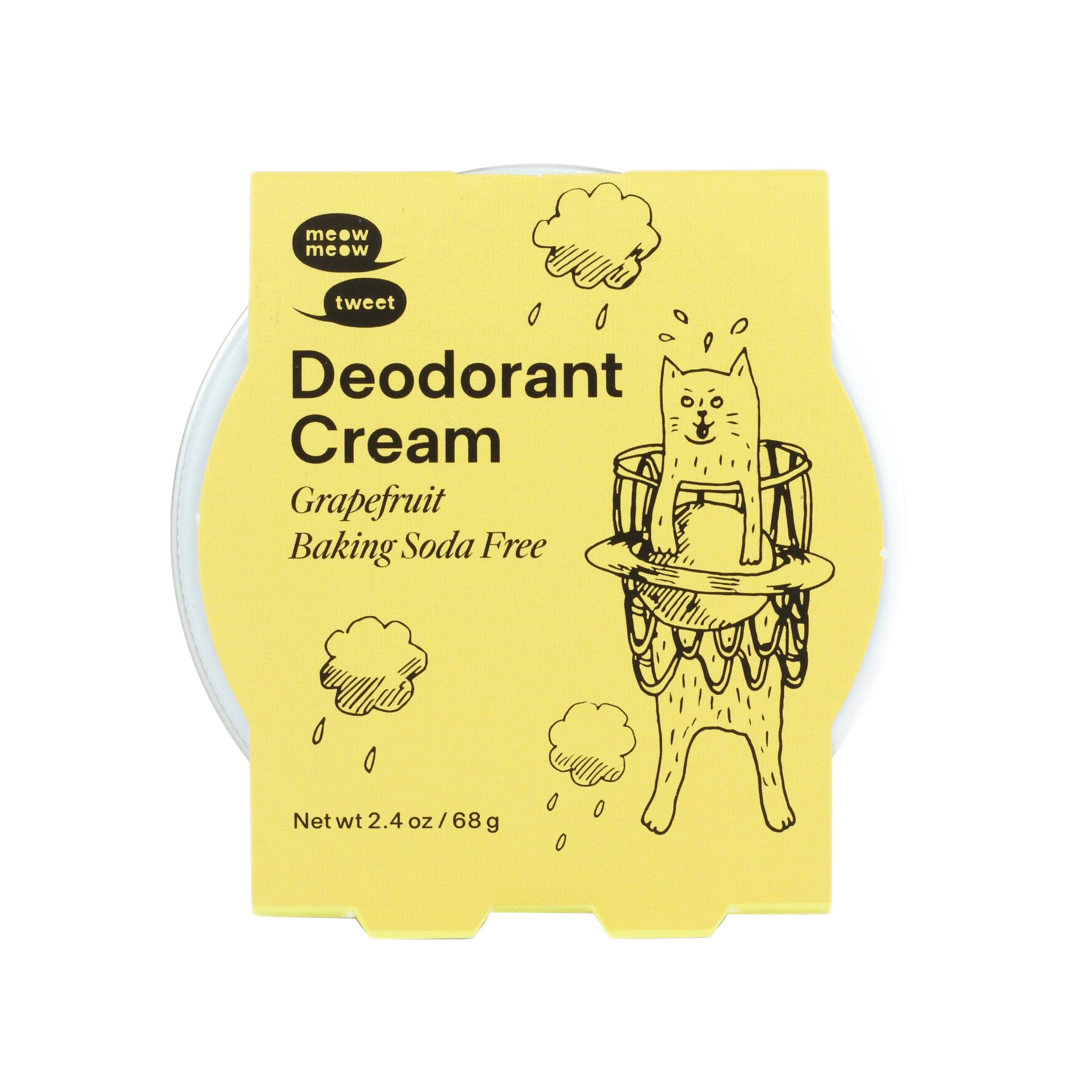 Baking Soda Free Grapefruit Deodorant Cream