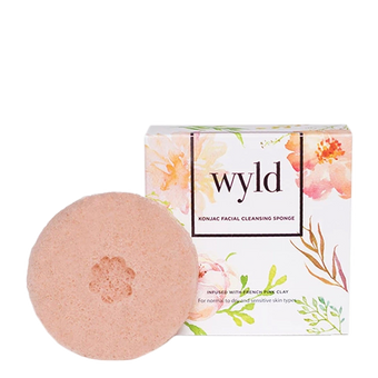 French Pink Clay Konjac Sponge