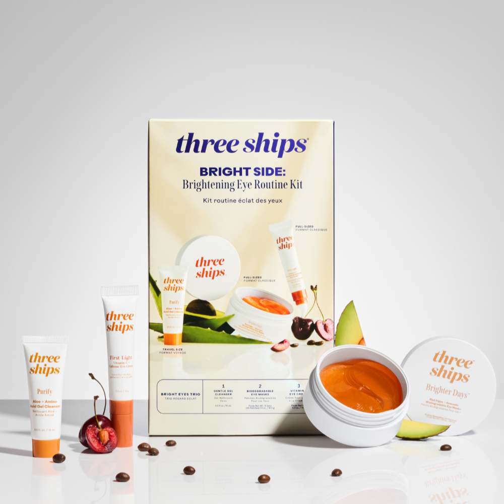 Three Ships-Bright Side: Brightening Eye Routine Kit-Skincare-990478500181_4_ProductLifestyle2-The Detox Market | 
