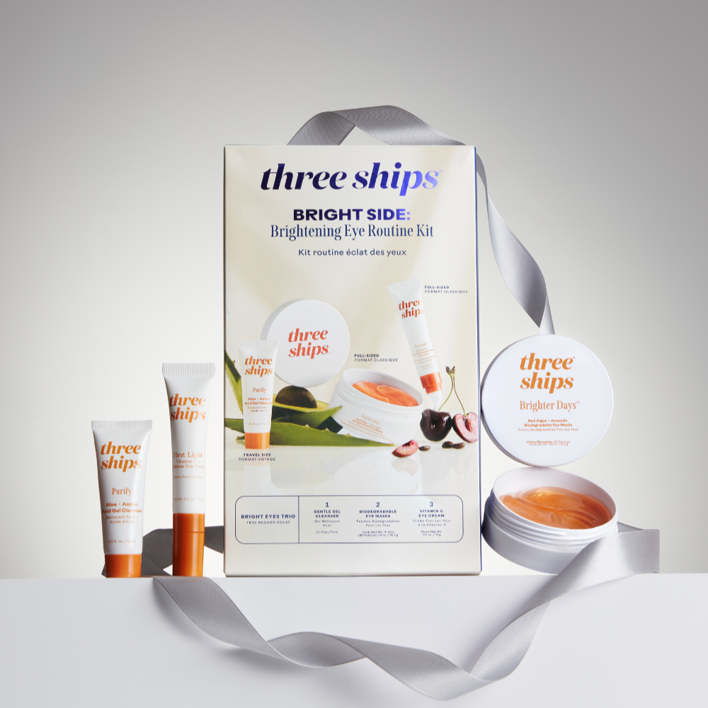 Three Ships-Bright Side: Brightening Eye Routine Kit-Skincare-990478500181_5_ProductLifestyle3-The Detox Market | 