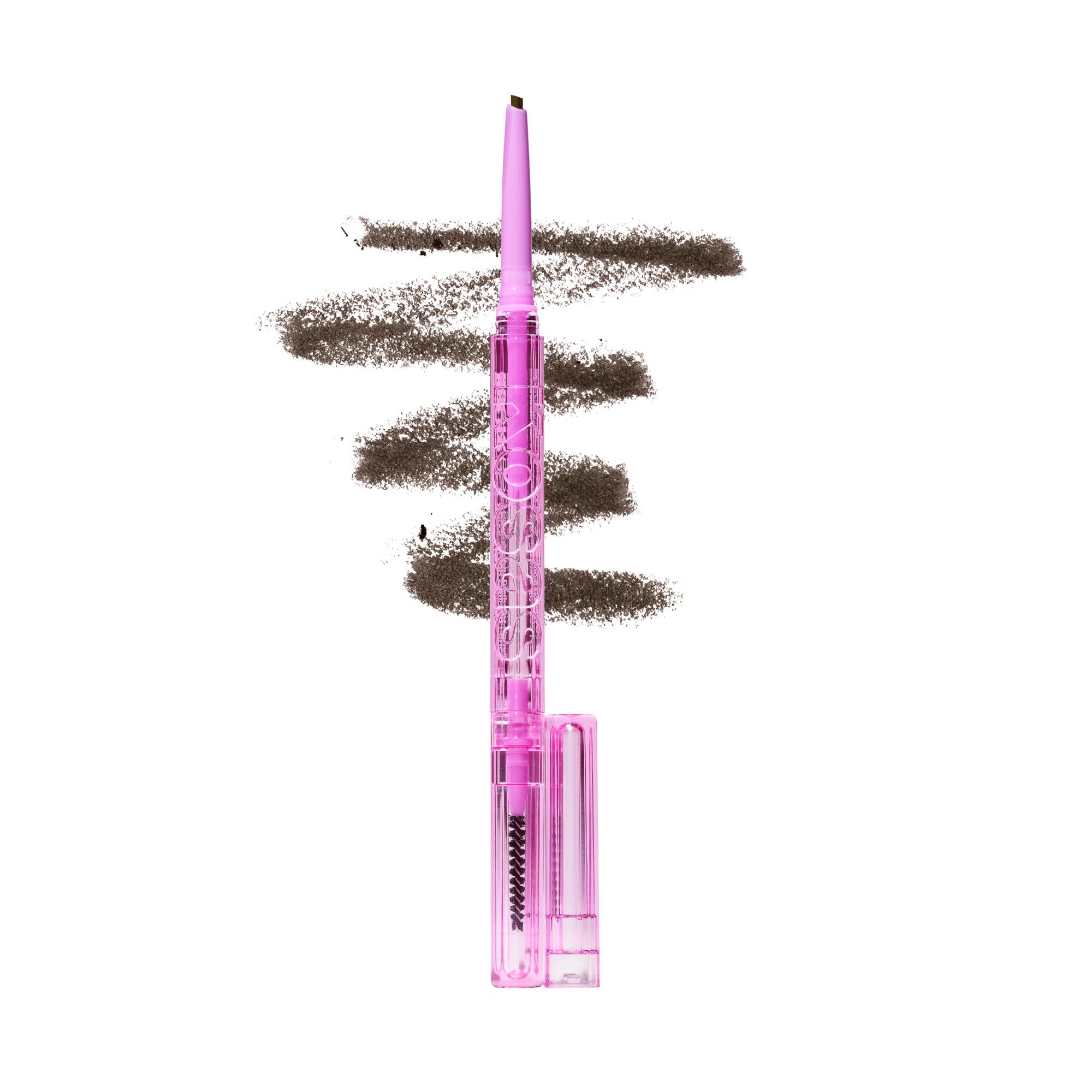 Kosas-Brow Pop Dual-Action Defining Pencil-Makeup-BROWPOPDL_DARKBROWN_SMUDGE-The Detox Market | Dark Brown - Rich dark brown
