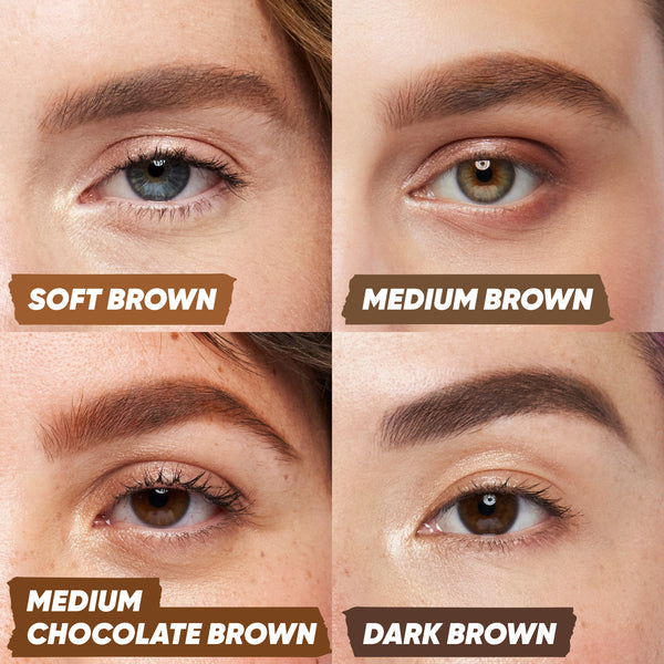 Kosas-Brow Pop Dual-Action Defining Pencil-Makeup-BROWPOP_DualAction_PDP_NA_ShadeGrid_MEDIUMBROWN-The Detox Market | Medium Brown - Neutral medium brown