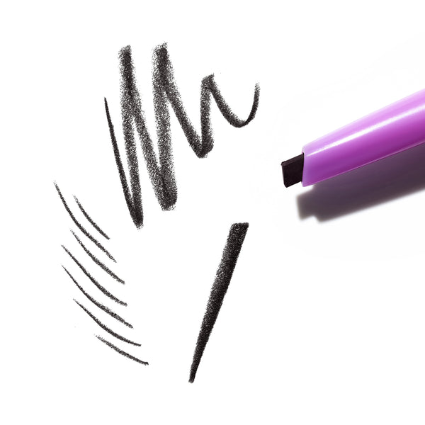 Kosas-Brow Pop Dual-Action Defining Pencil-Makeup-BROWPOP_DualAction_PDP_NA_Tip_Smudge_Black_12.2024-The Detox Market | Black