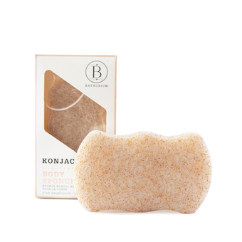 Bathorium-Konjac Walnut Shell Exfoliating Body Sponge-Body-BathoriumKonjacWalnutSponge-672975561048-The Detox Market | 