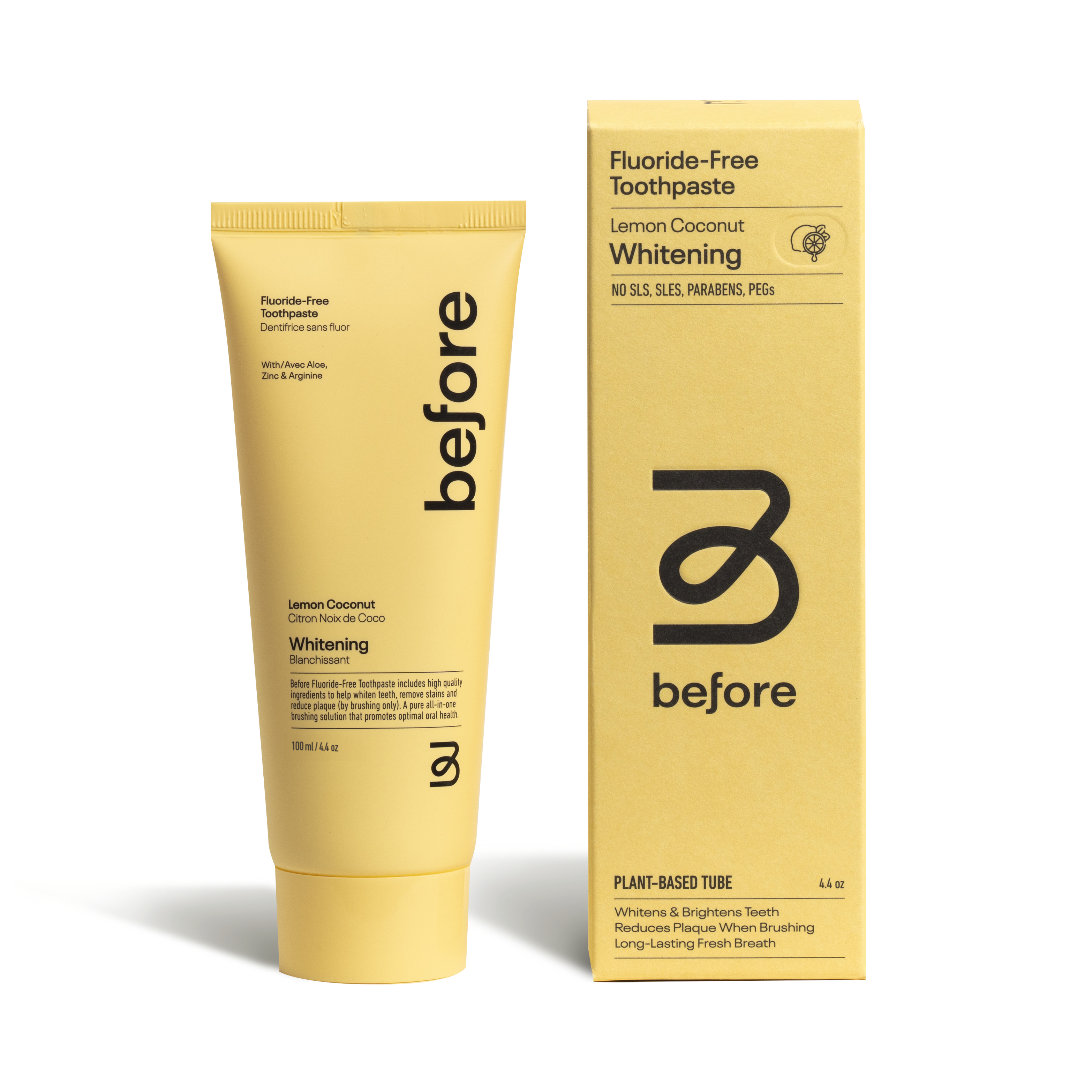 Before Oral Care-Before Fluoride-Free Lemon Coconut-Body-Before_FluorideFree_LemonCoconut_4.4oz-The Detox Market | 