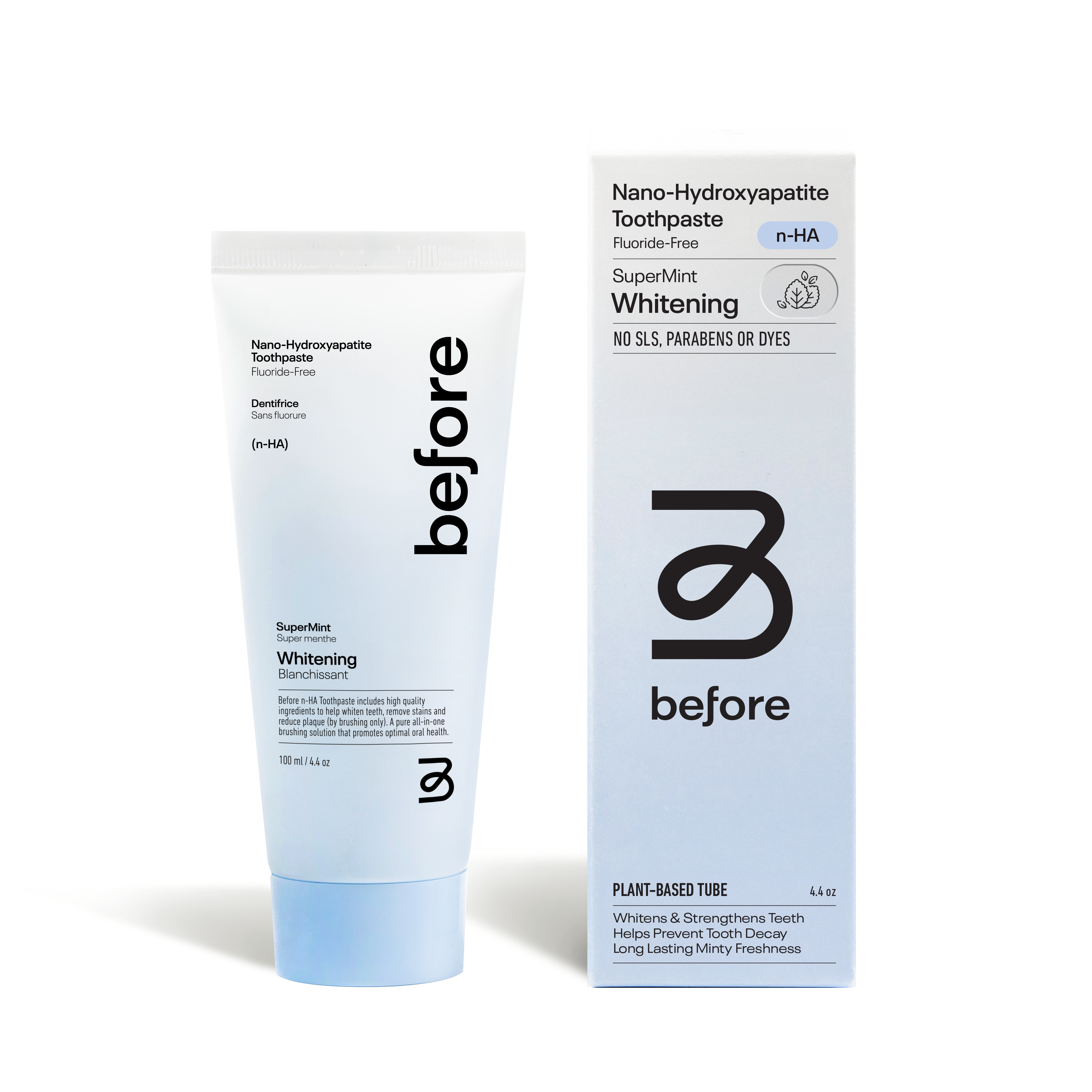 Before Oral Care-Before N-Ha Supermint Whitening-Body-Before_n-HA_SuperMint_4.4oz-The Detox Market | 