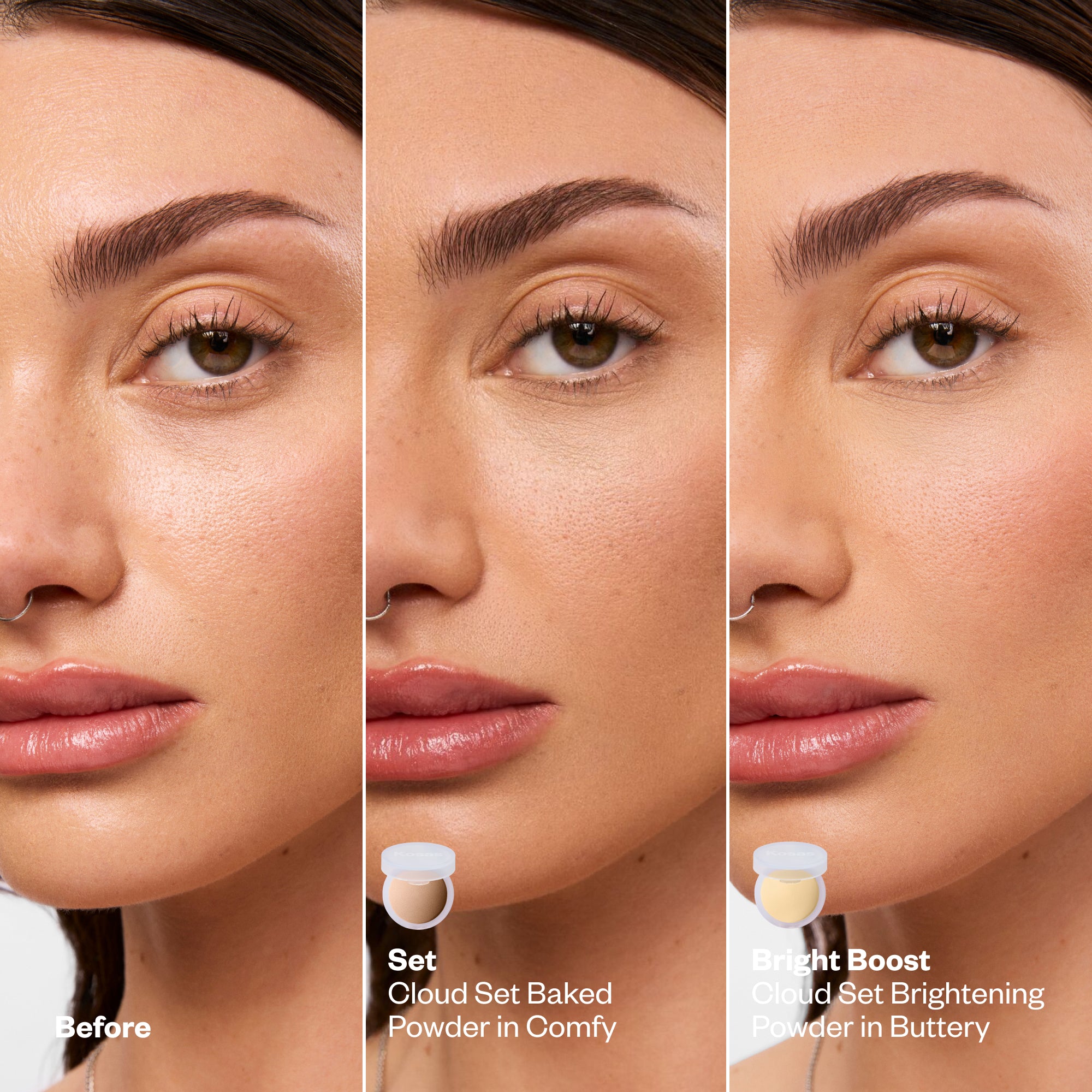 Kosas-Cloud Set Baked Setting & Smoothing Powder-Makeup-CLOUDSET_Baked_PDP_NA_BrightB_A_ComfyThruSoftly_11.2025-The Detox Market | Comfy - Sheer Medium