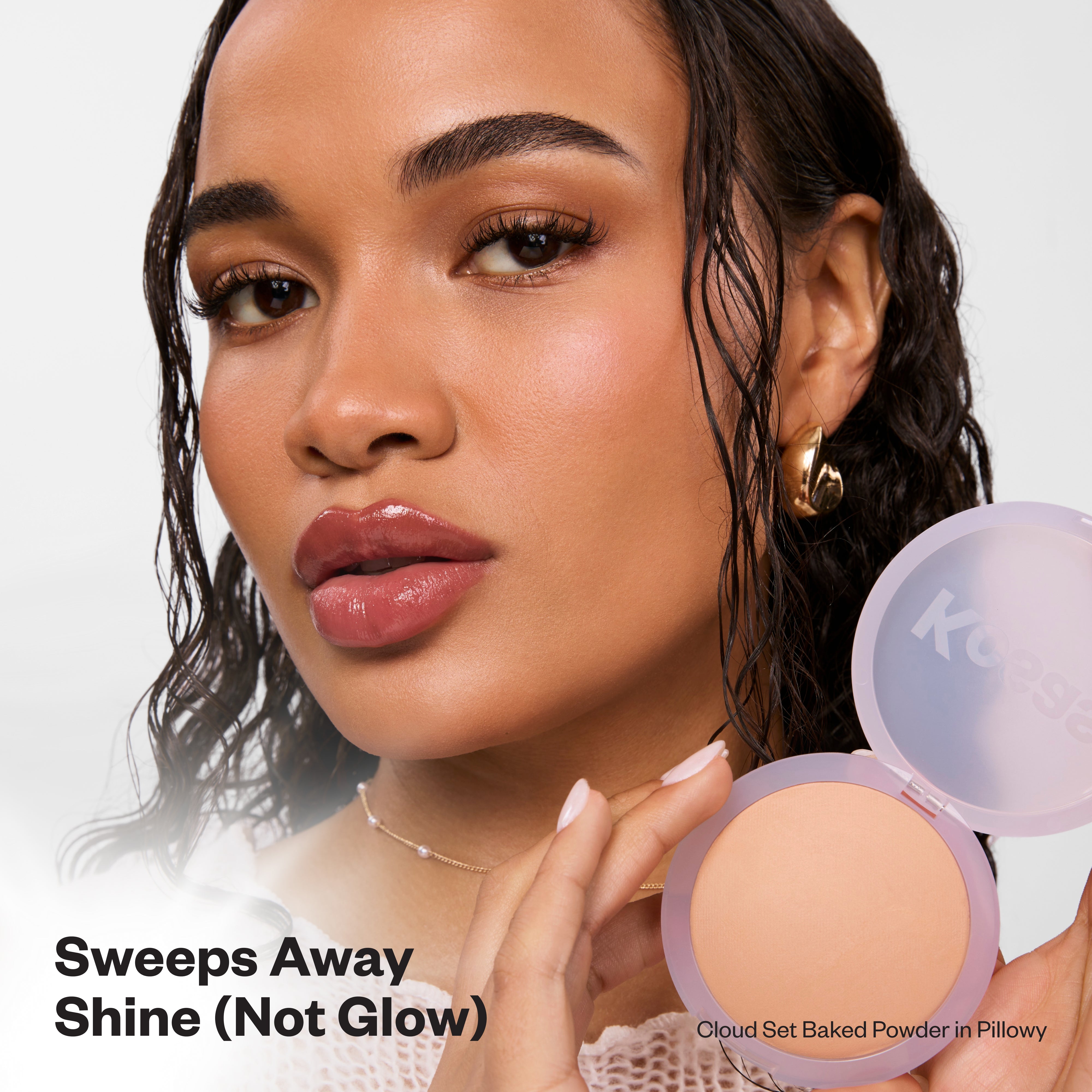 Kosas-Cloud Set Baked Setting & Smoothing Powder-Makeup-CLOUDSET_Baked_PDP_NA_ModelBenefit_Pillowy_11.2025-The Detox Market | Pillowy - Sheer Medium Tan