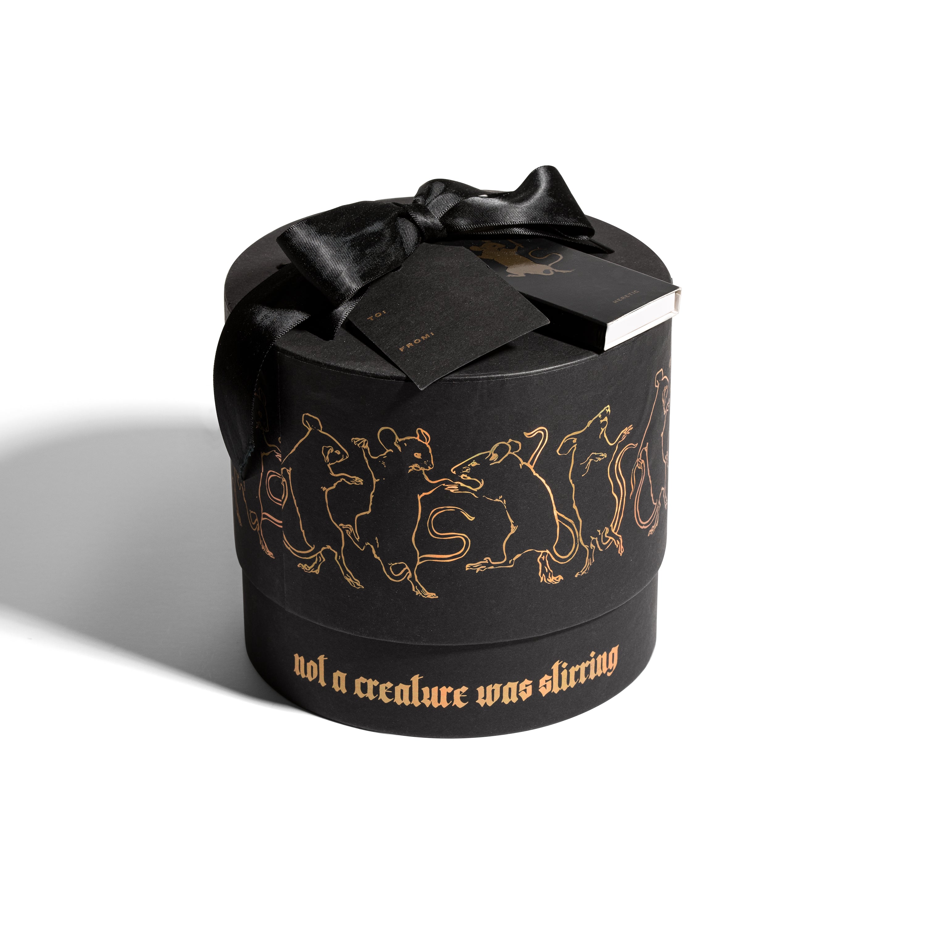 Heretic Parfum-Not A Creature Was Stirring Candle-Home-CopyofNot-A-Creature-Box-Matches-The Detox Market | 