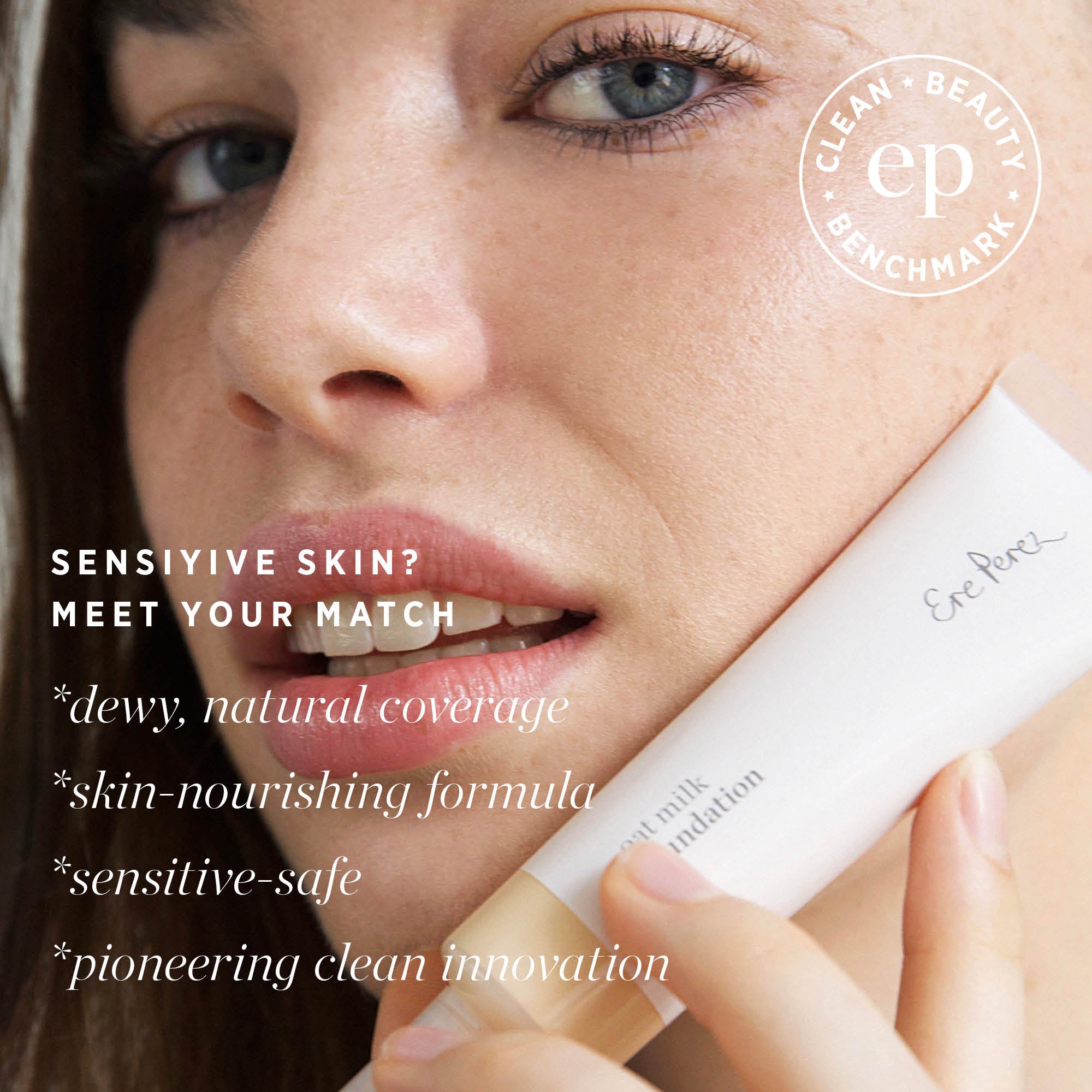 Ere Perez-Oat Milk Foundation-Makeup-ErePerez-OatMilkFoundation-ProductBenefits-SQ-20006-The Detox Market | Nougat - cool ivory