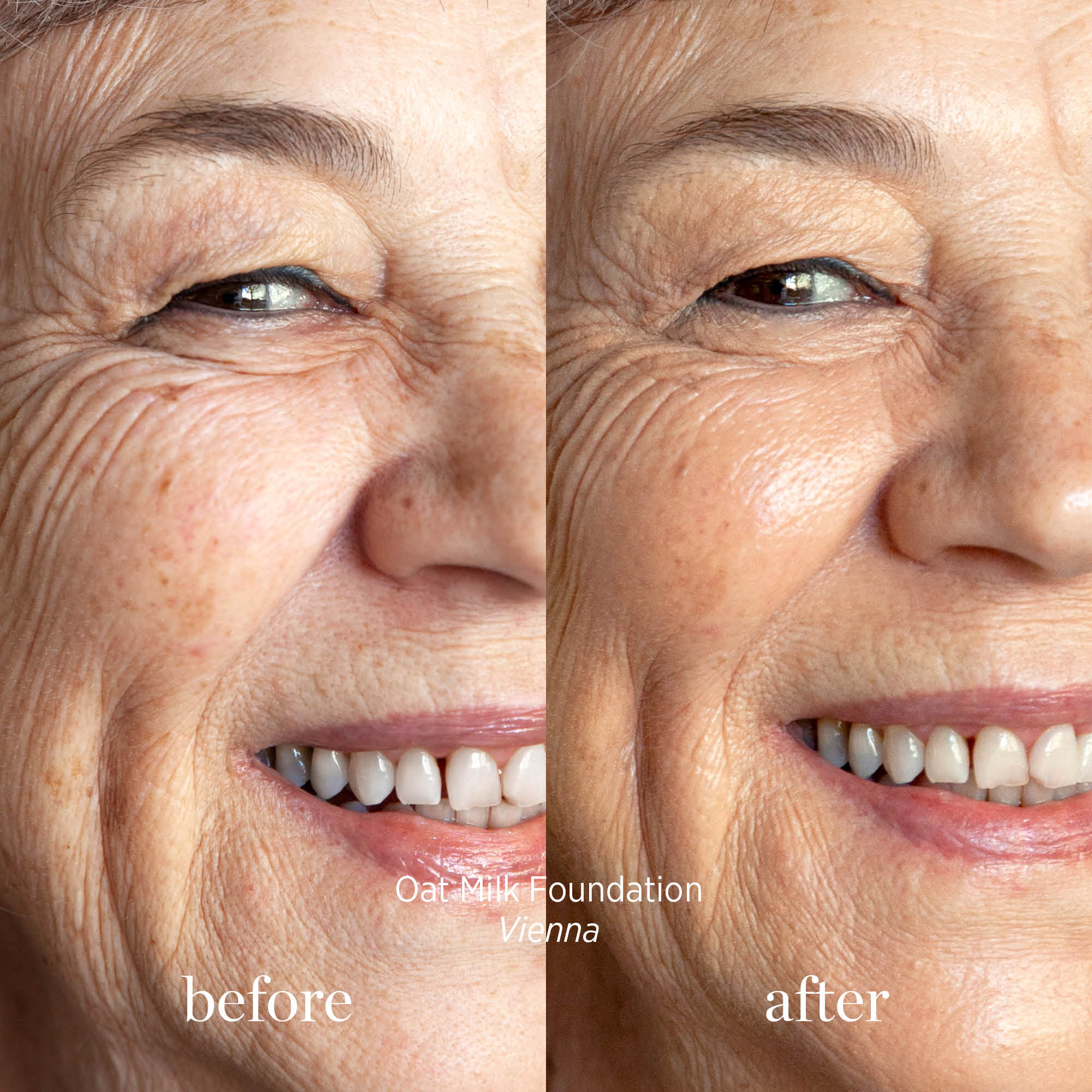 Ere Perez-Oat Milk Foundation-Makeup-ErePerez-OatMilkFoundation-Vienna-BEFORE-AFTER-SQ-20002-The Detox Market | Vienna - soft flax