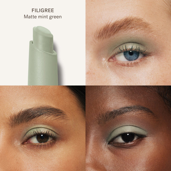 ILIA-Eye Stylus Shadow Stick-Makeup-Eye_Stylus_Shade_Comparison_Grids_2000x2000_V1_07-The Detox Market  | Filigree - mint green (matte)
