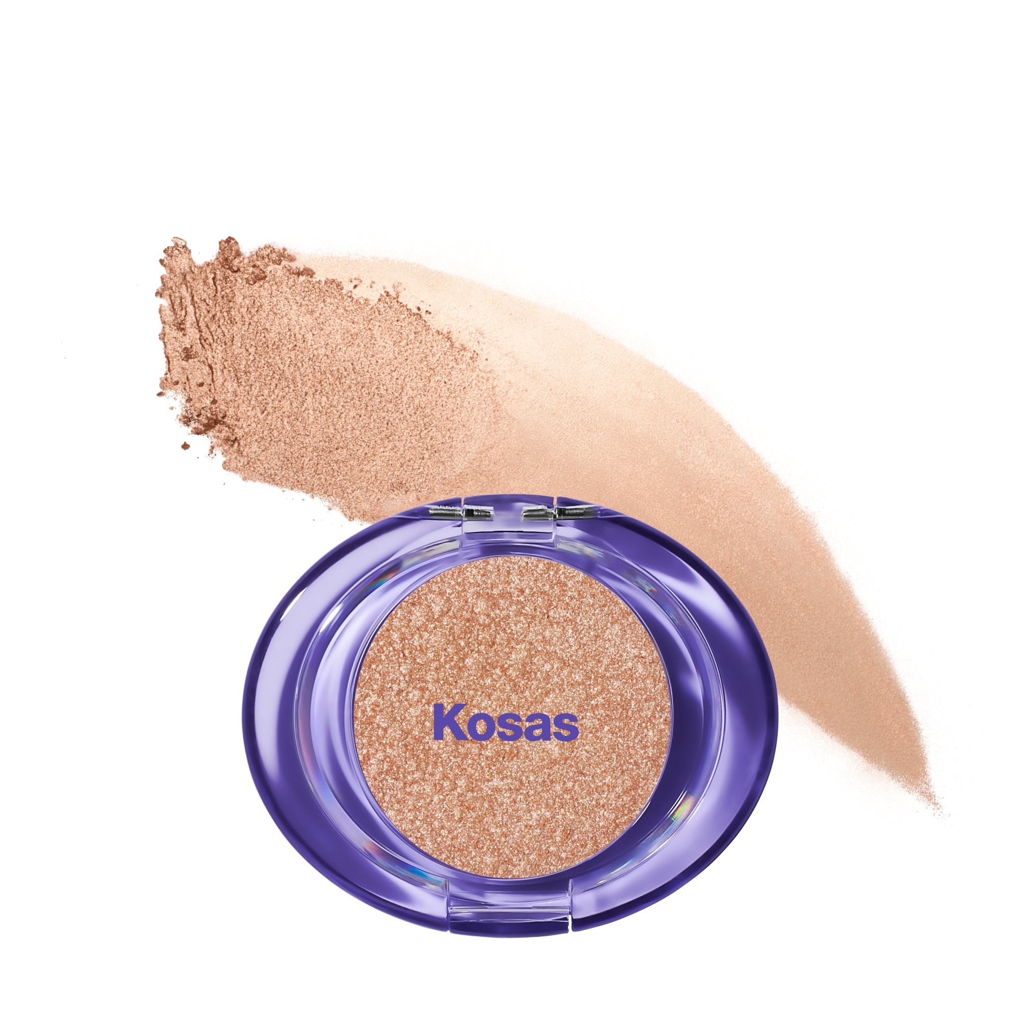 Kosas-Shiny Objects Wet Glisten Highlighter-Makeup-HaloedVessel_Swatch_0b41297f-4c22-4095-a1e2-0a63c5e9557f-The Detox Market | Haloed - Champagne Sheen