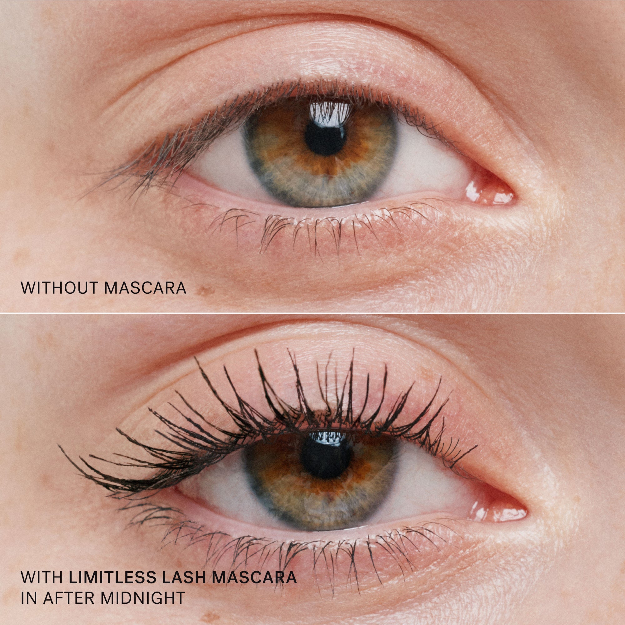 ILIA-Limitless Lash Mascara-Makeup-ILIALimitlessLashMascara_2025_BeforeandAfter_2000x2000_AFTERMIDNIGHT-The Detox Market | After Midnight