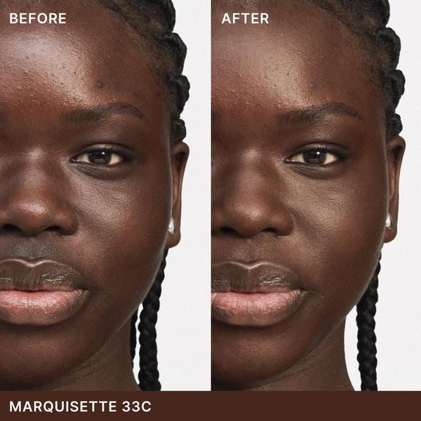 ILIA-Skin Blur Serum Concealer-Makeup-ILIA_SBSC_BEFORE_AFTER_2000x2000_33C-The Detox Market | 33C Marquisette - Extra deep with cool undertones