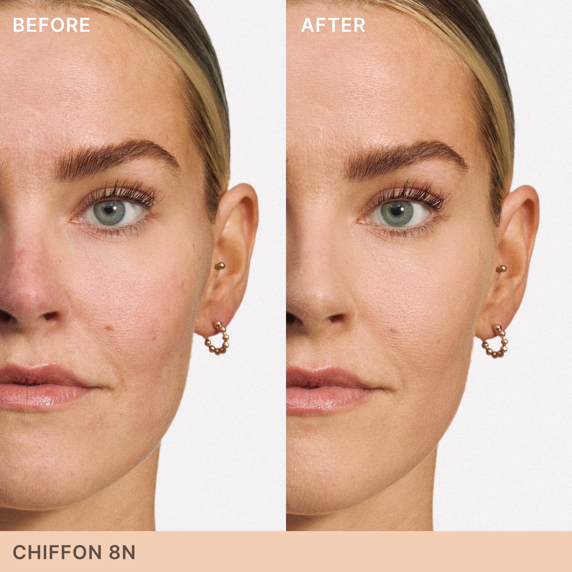 ILIA-Skin Blur Serum Concealer-Makeup-ILIA_SBSC_BEFORE_AFTER_2000x2000_8N-The Detox Market | 8N Chiffon - Very light with neutral undertones