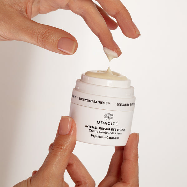 Odacite-Edelweiss Extrême™ Intense Repair Eye Cream-Skincare-IntenseEyeRepair_lifestyle1-The Detox Market | 