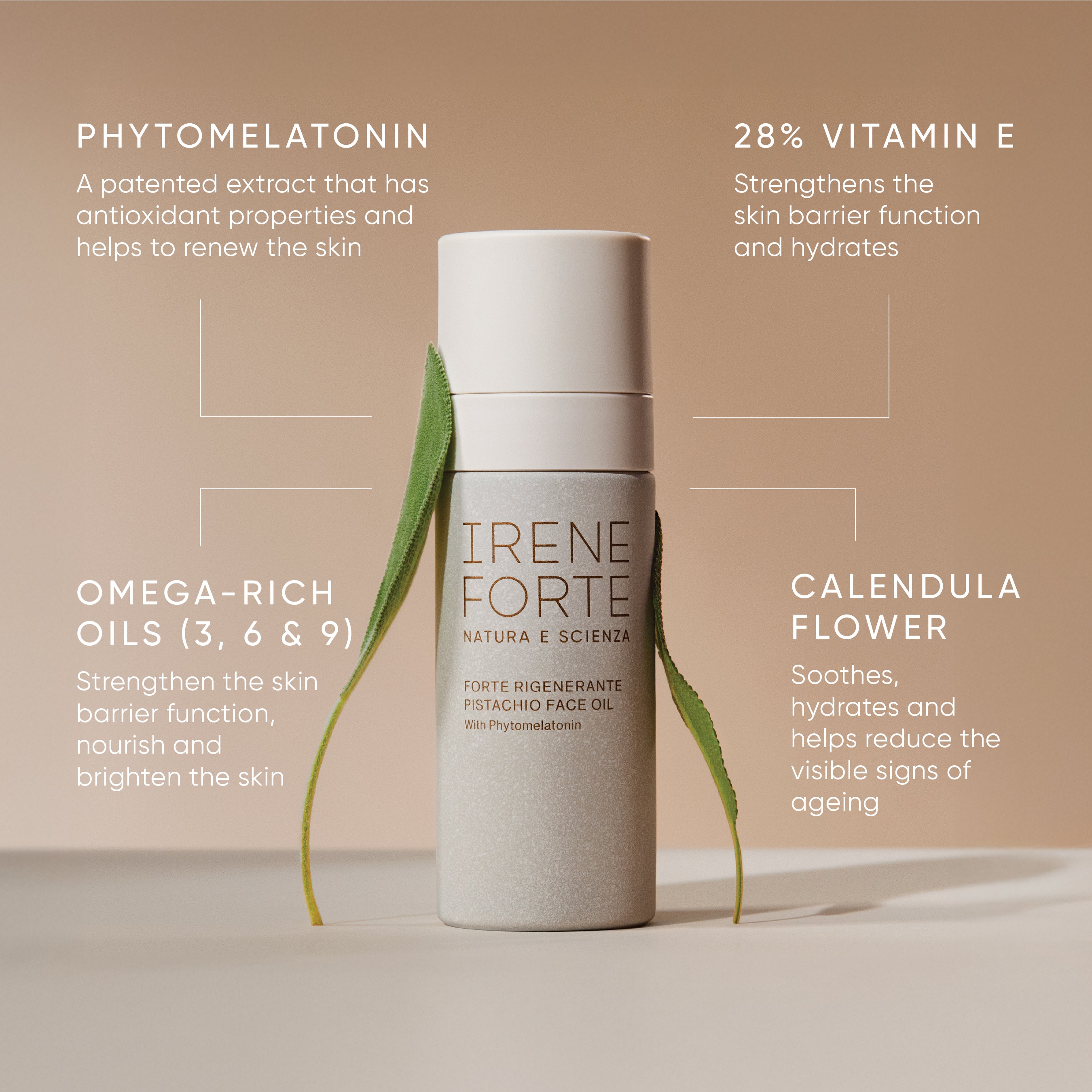 Irene Forte-Pistachio Face Oil With Phytomelatonin-Skincare-IreneForteSkincarePistachioFaceOil2-The Detox Market | 