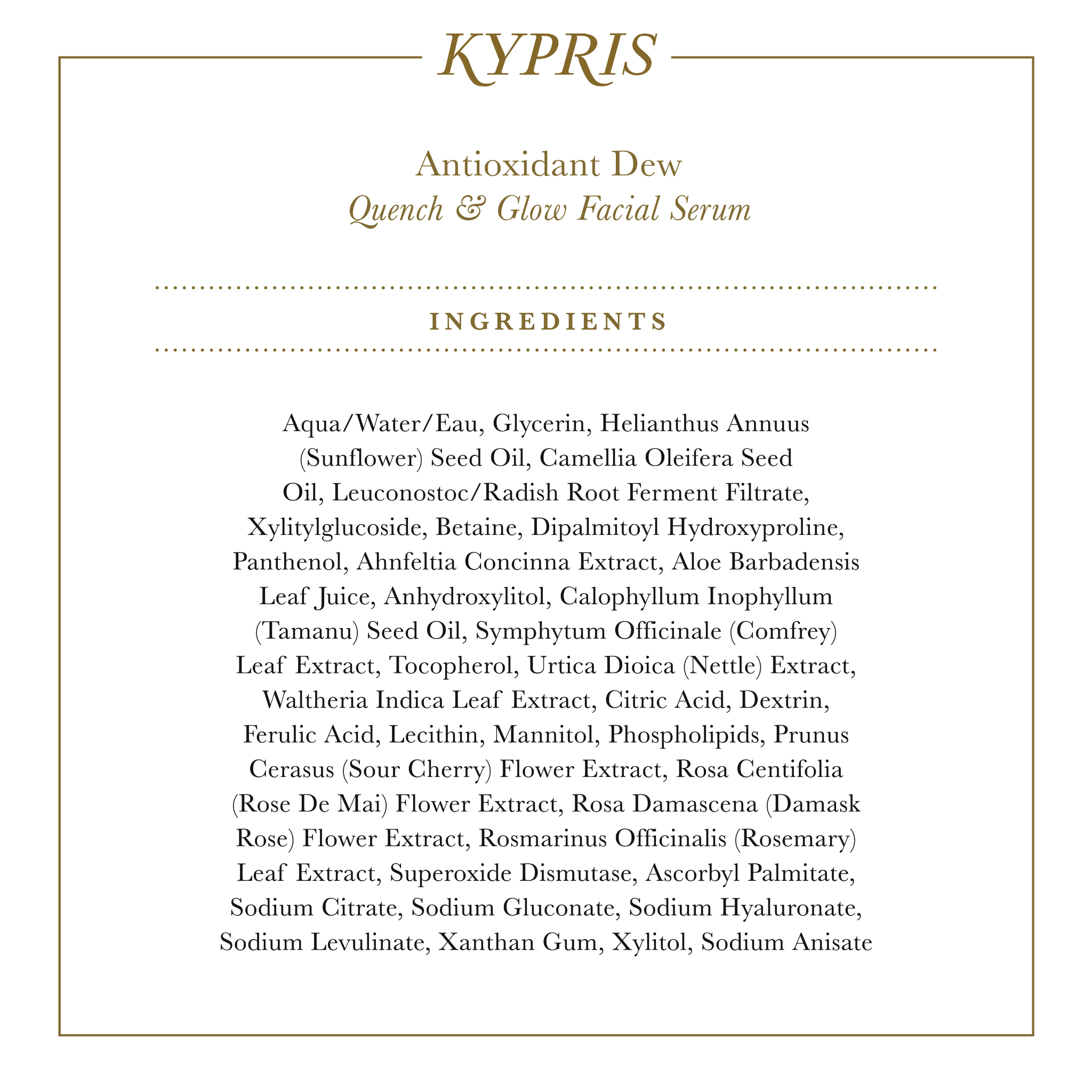 KYPRIS Beauty-Antioxidant Dew-Skincare-KYPRIS_ImageWithIngredients_AntioxidantDew_GS5_6-The Detox Market | 