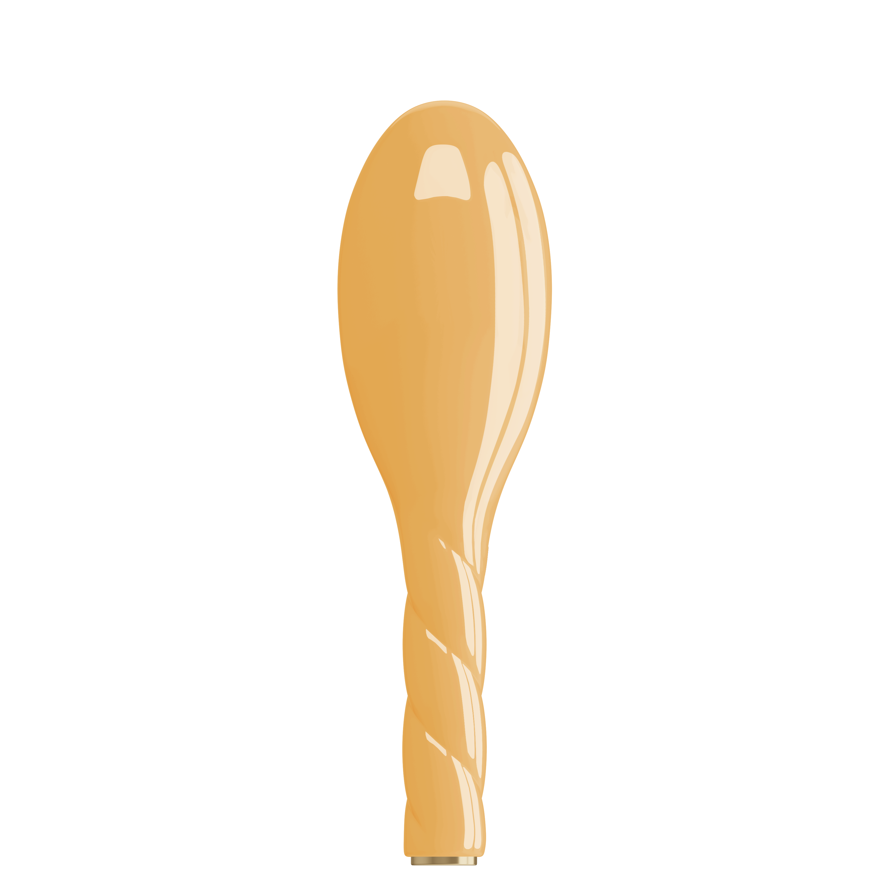 La Bonne Brosse-N01 The Small Shine & Care Hair Brush The Universal - Saffron Yellow-Hair-LBB_PETITE-JAUNE_DOS-The Detox Market | 