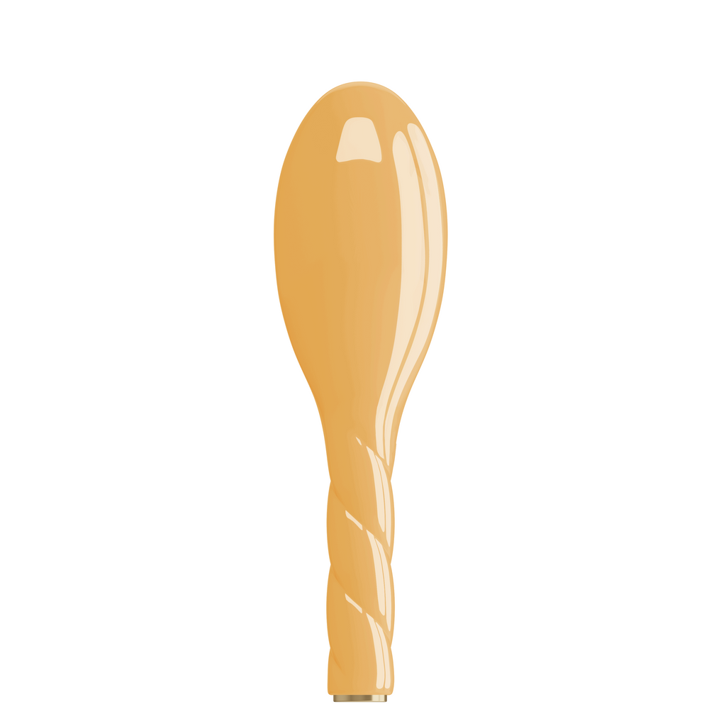 La Bonne Brosse-N01 The Small Shine & Care Hair Brush The Universal - Saffron Yellow-Hair-LBB_PETITE-JAUNE_DOS-The Detox Market | 