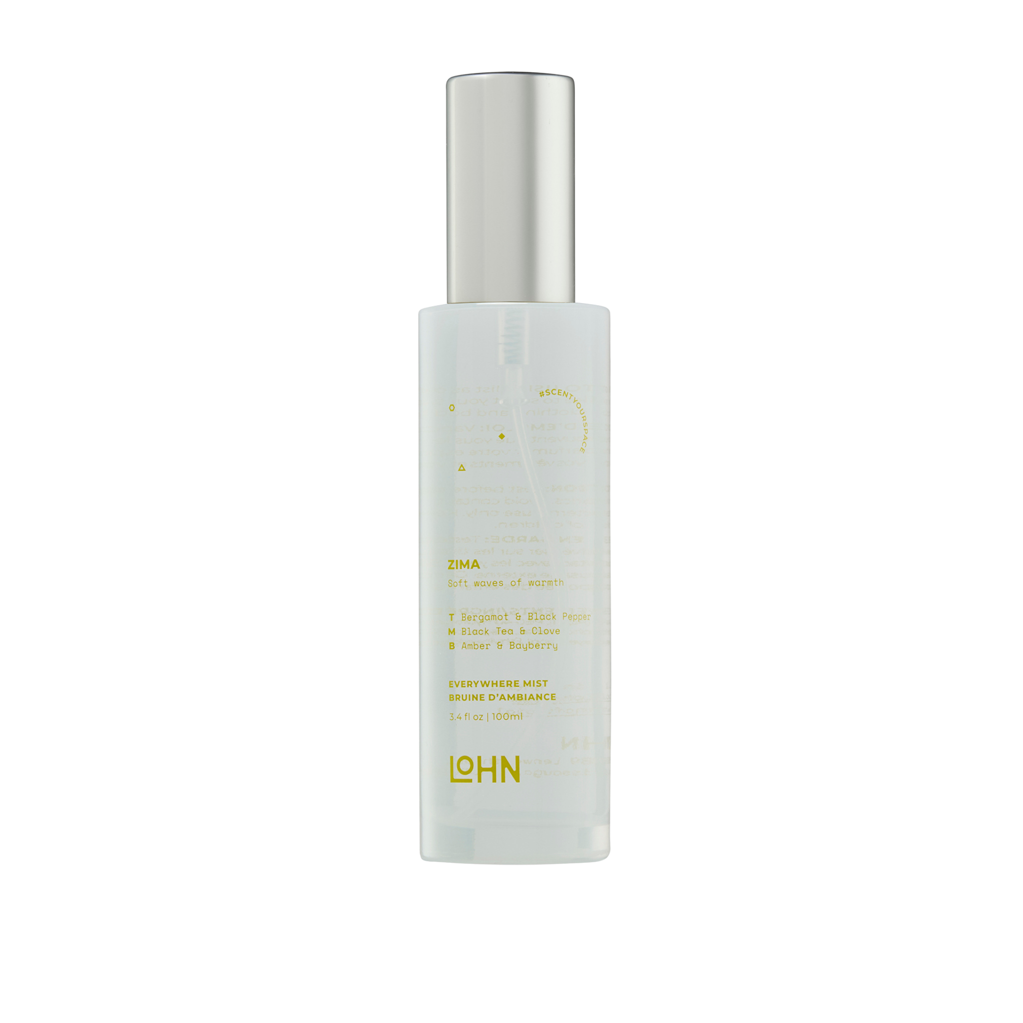 Lohn-Zima Everywhere Mist - Bergamot & Black Tea-Fragrance-LOHN_Mist_Zima_Vessel_Web-The Detox Market | 