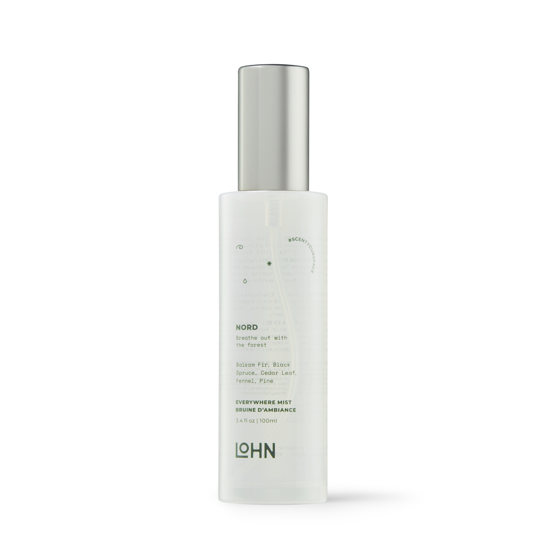 Lohn-Nord Everywhere Mist - Black Spruce & Pine-Home-LOHN_NORD_MIST_Bottle-The Detox Market | 