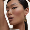 Wonderblush-Le Regard Eye & Brow Trio-Makeup-LeRegard-Eyes-ModelLightSkin-CharcoalColorLiner-The Detox Market | 