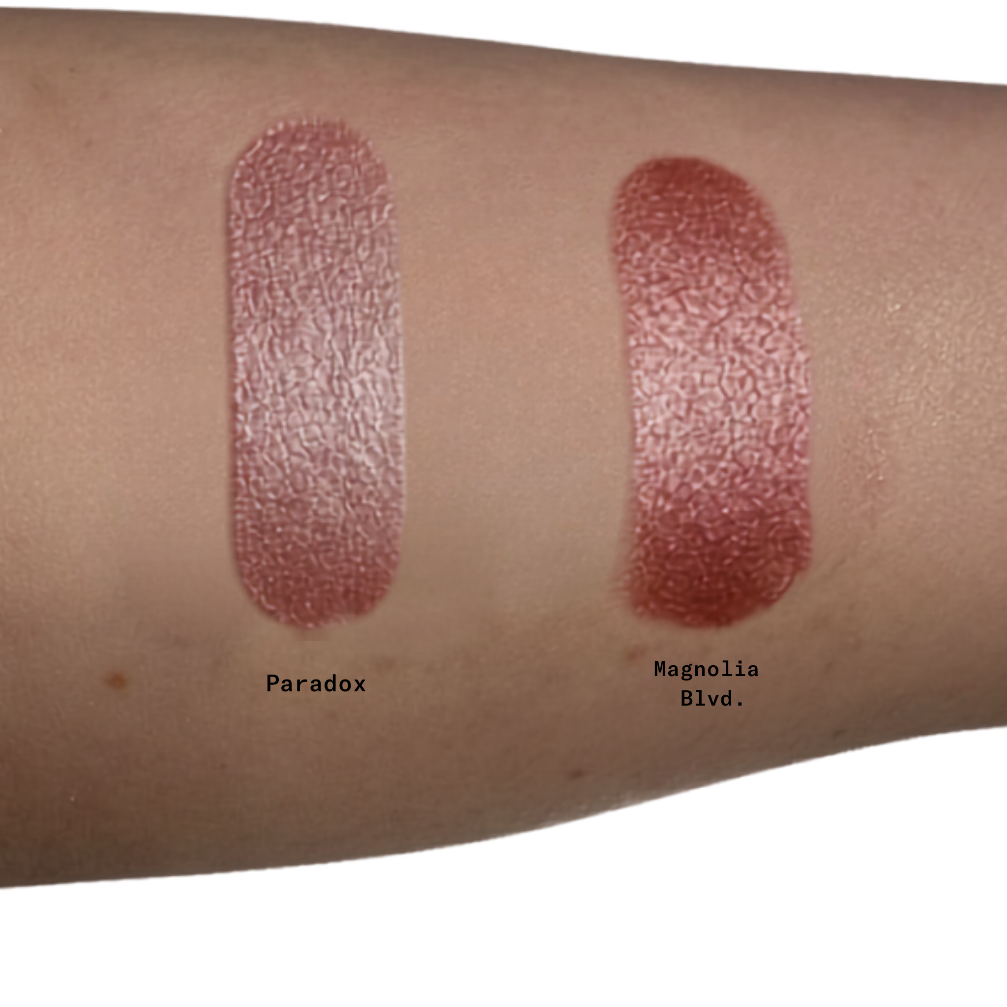 MOB Beauty-Frost Lipstick-Makeup-MOB_FROST_LIPSTICK_ARM_SWATCHES_LIGHT_2cc733ba-b5c7-4f5f-978c-dd13c80f7524-The Detox Market | Magnolia Blvd. - Rose gold