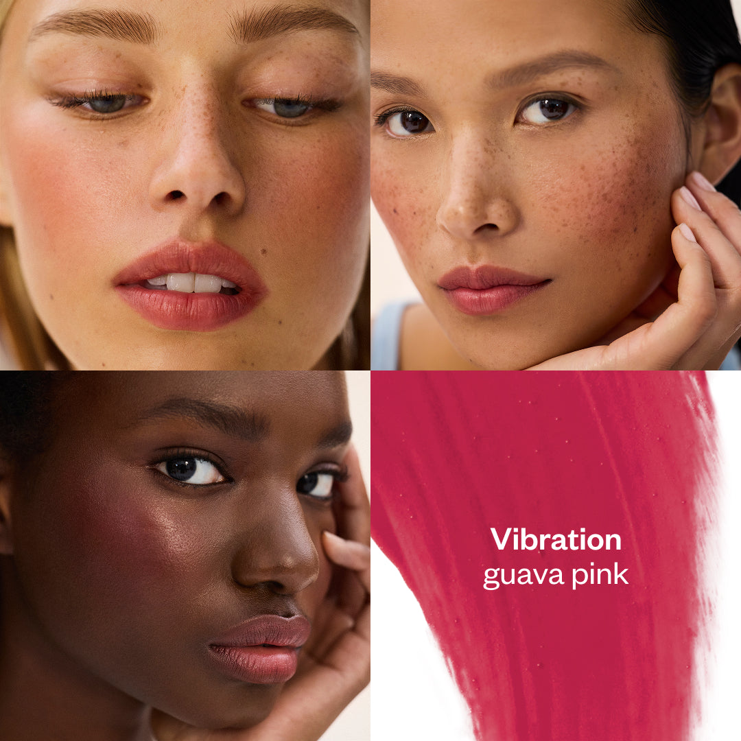 Kosas-Impressionist Multistick Cream Cheek + Lip Color-Makeup-MULTISTICK_VIBRATION_GRID-The Detox Market | Vibration - Guava Pink