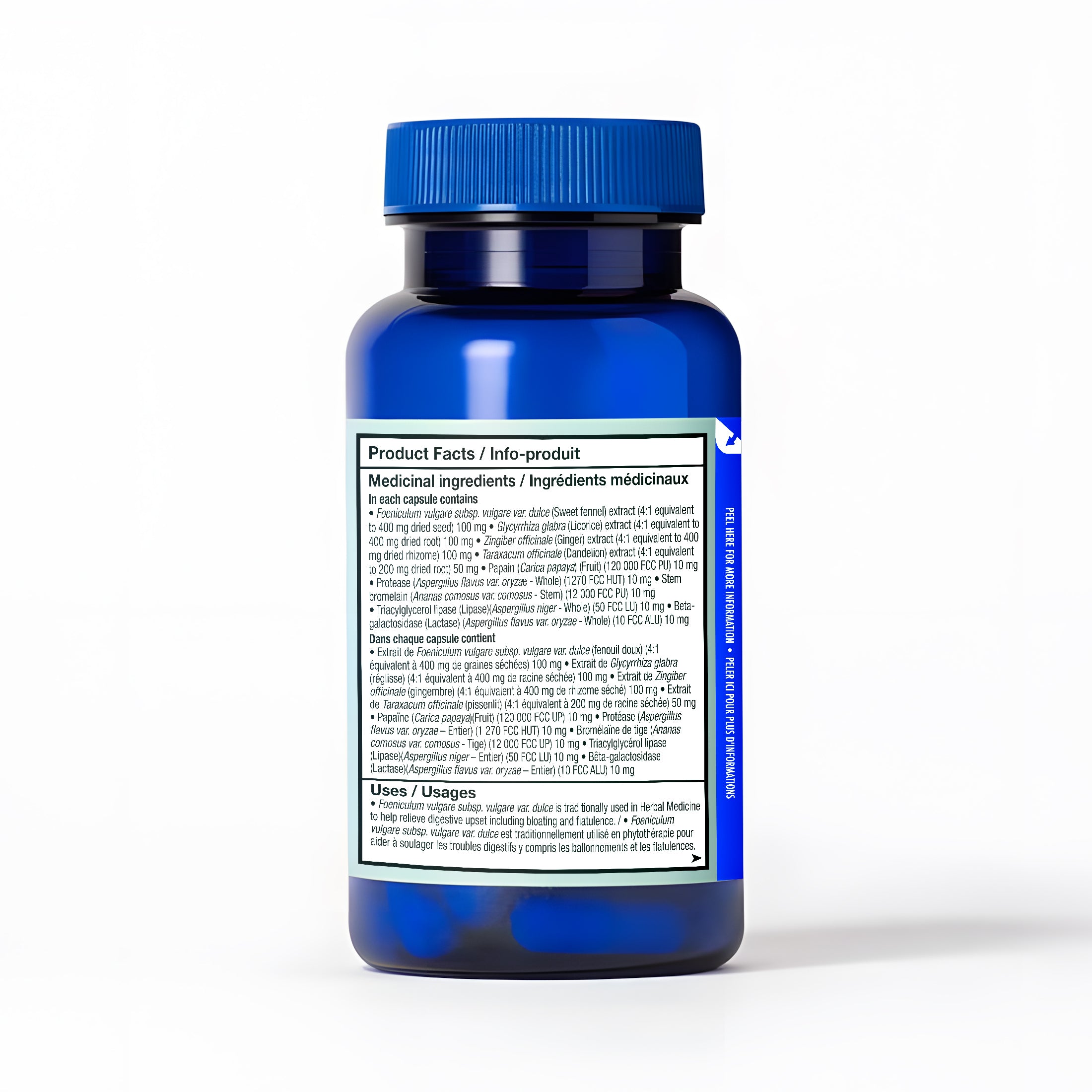 Niyama Wellness-Bloaty Digestive Support 60 Capsules-Wellness-NIY-Bloaty-60ct-628678988309-right-The Detox Market | 