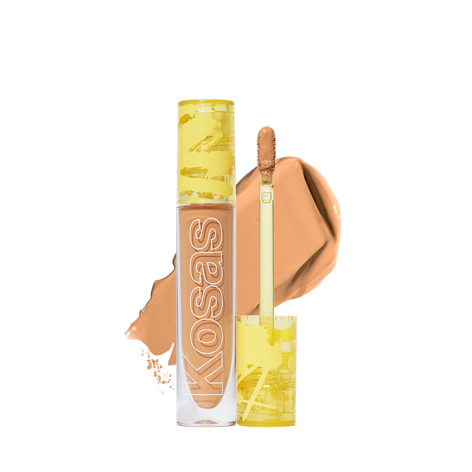 Kosas-Revealer Super Creamy + Brightening Concealer with Caffeine and Hyaluronic Acid-Makeup-RC2024_6.8_vessel-The Detox Market | 6.8 - Tan with Warm Peach Undertones