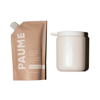 PAUME-At Home Sanitizer Kit: PAUME Pump + Refill Bag-Body-SANIDUOWHITETRANSPARENT-The Detox Market | 