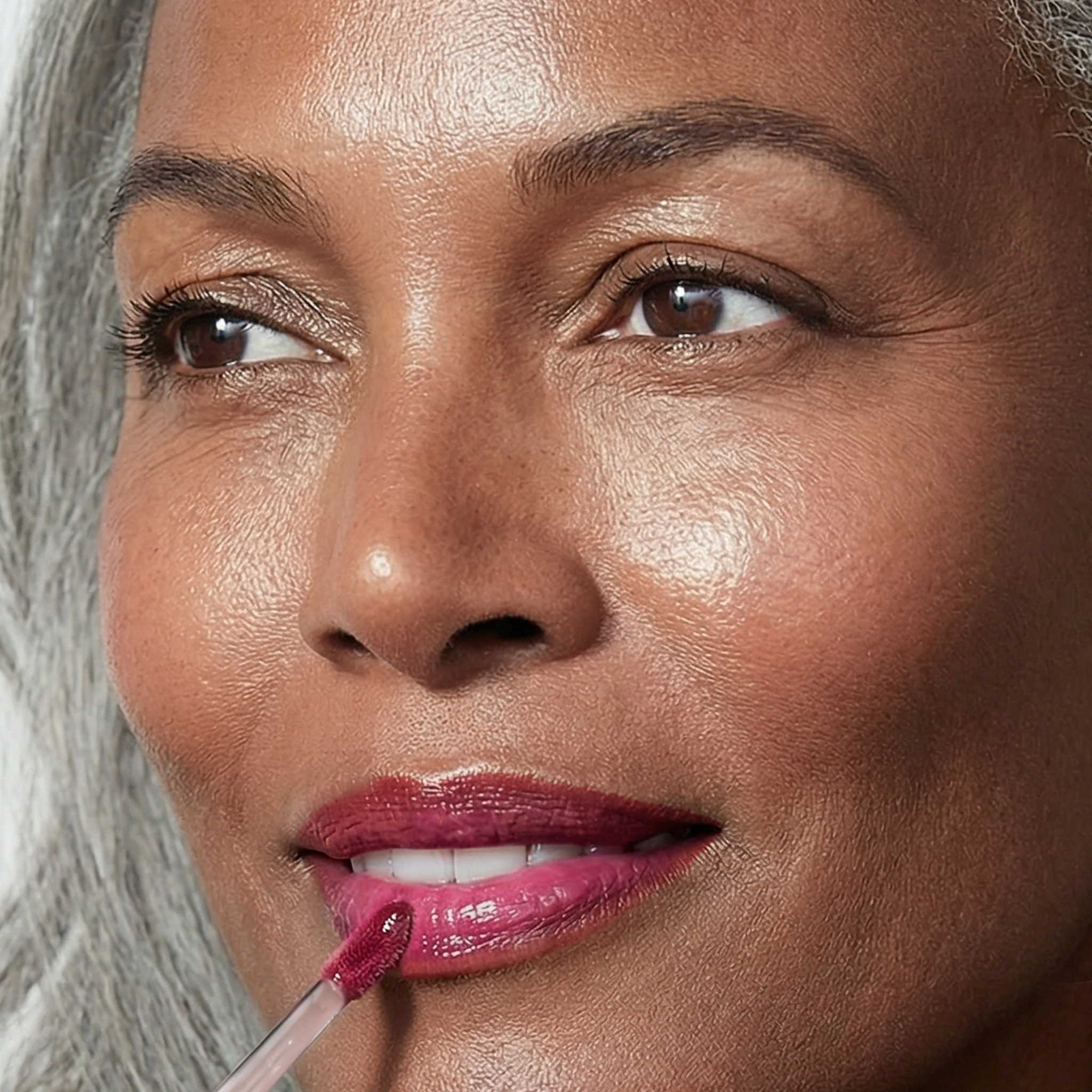 Odacite-Spf 40 Nourishing Lip Serum-Makeup-SPF40NourishingLipSerum_Bubblegum_Model4-The Detox Market | Bubblegum - Vibrant playful pink with subtle cool undertones